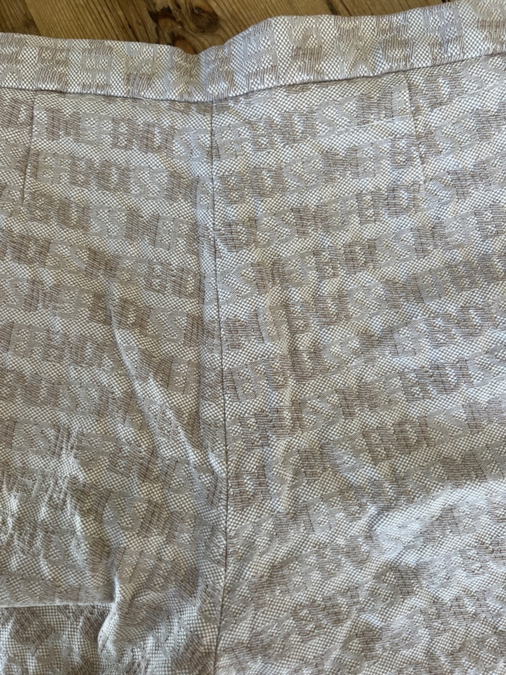 THIS IS FOR @DYMDYM72 Fendi Beige Logo Jacquard Pants - Picture 11 of 12